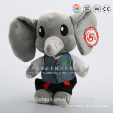 China fábrica venda direta de pelúcia brinquedos animais elefante branco